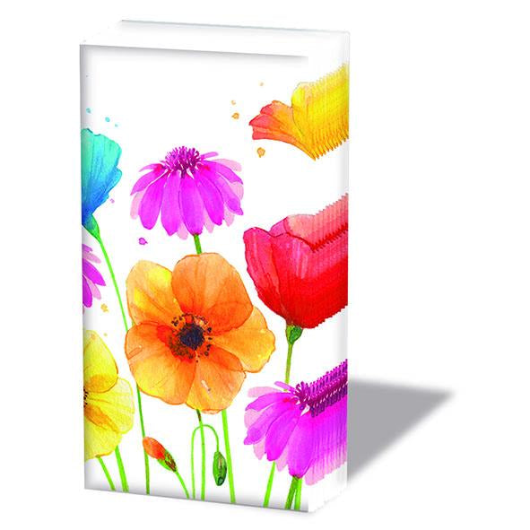 Pocket Tissue - Colourful Summer Flowers
