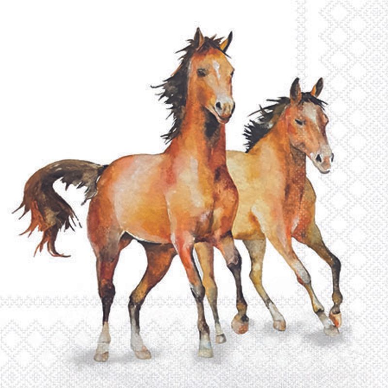 Cocktail Napkin - Wild Horses