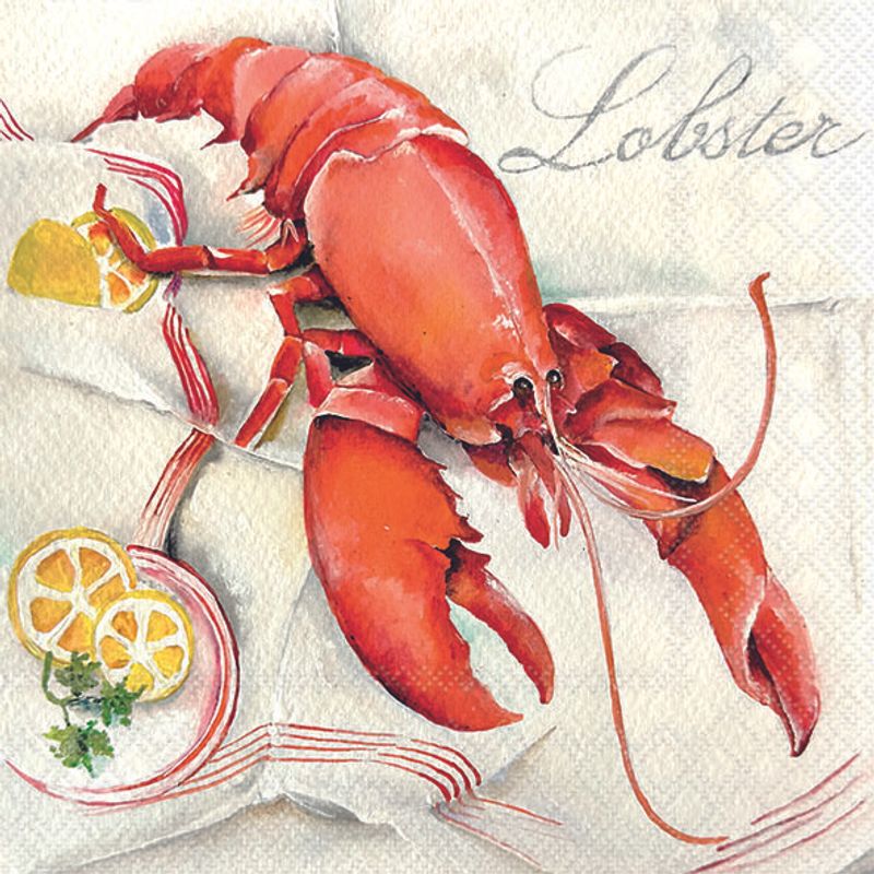 Lunch Napkin - Finest Lobster