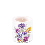 Candle SMALL - Pansies