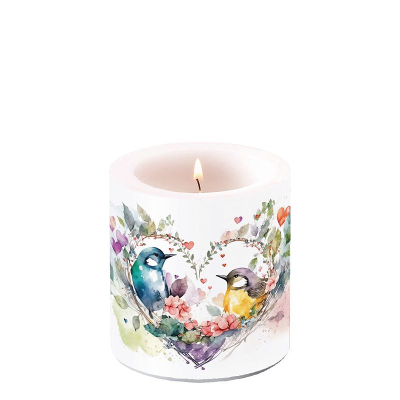 Candle SMALL - Loving Birds