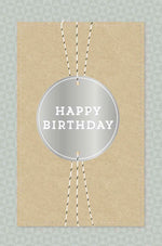 Greeting Card (Birthday) - 3D Happy Birthday on String
