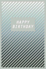 Greeting Card (Birthday) - Birthday Stripes