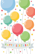 Greeting Card (Birthday) - Birthday Full of Balloons (Lenticular)