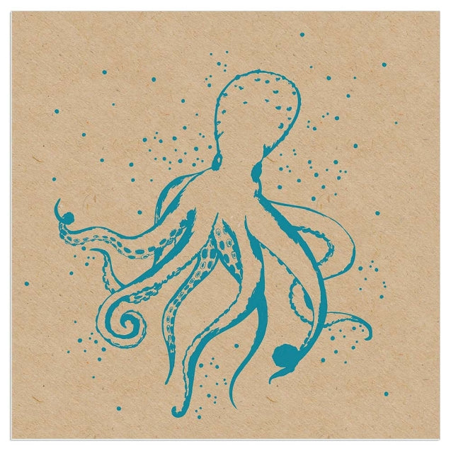 Lunch Napkin - Friendly Octopus (ORGANICS)