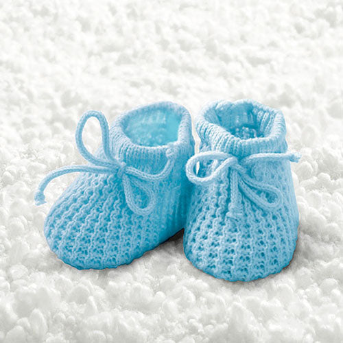 Lunch Napkin - Baby Boy Booties