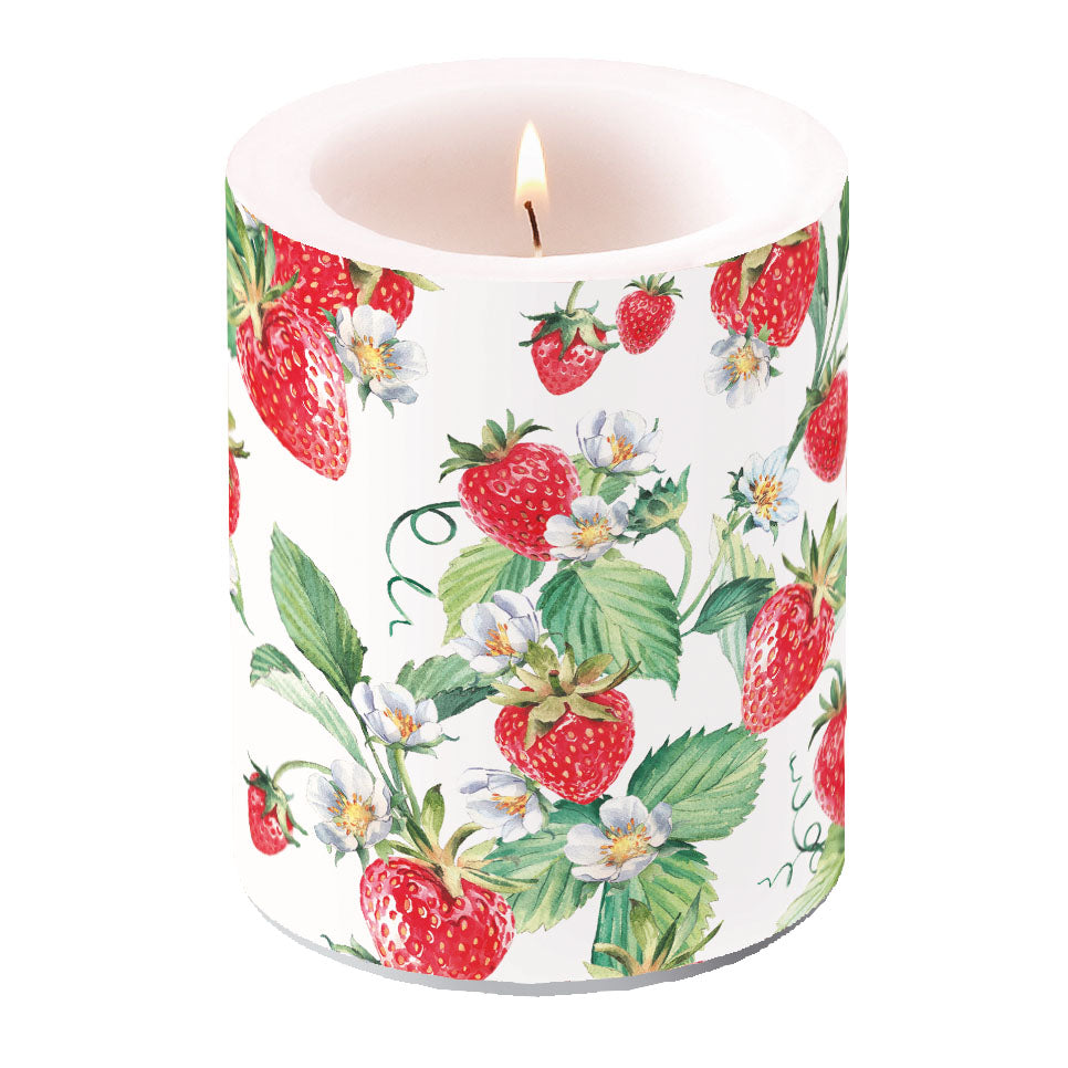 Candle LARGE - Garden Strawberries