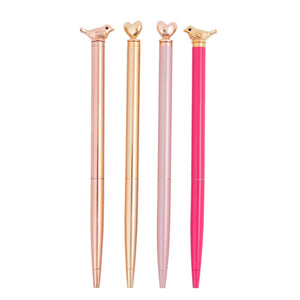 Writing Instrument - Luxury Pen with HEART Accent (PINK)