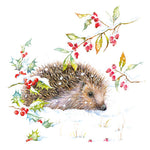 Lunch Napkin - Hedgehog In Winter