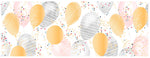 LONG Greeting Card (Birthday) - Balloons Celebration