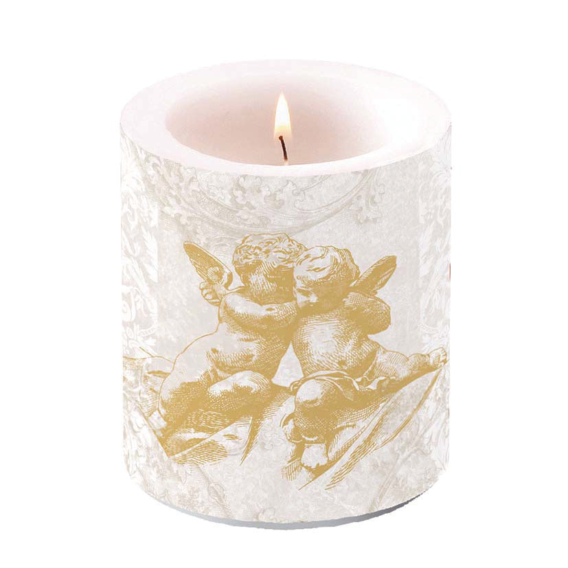 Candle MEDIUM - Classic Angels GOLD