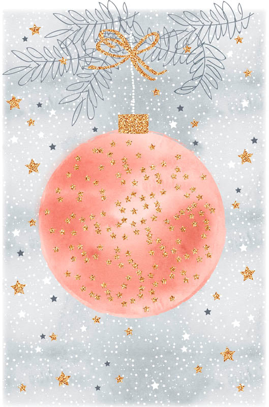 Greeting Card (Christmas) - Beautiful Ornament