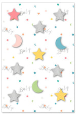Greeting Card (Baby) - 3D Stars All Over