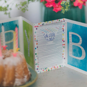 BANNER Greeting Card (Birthday) - Birthday PINK