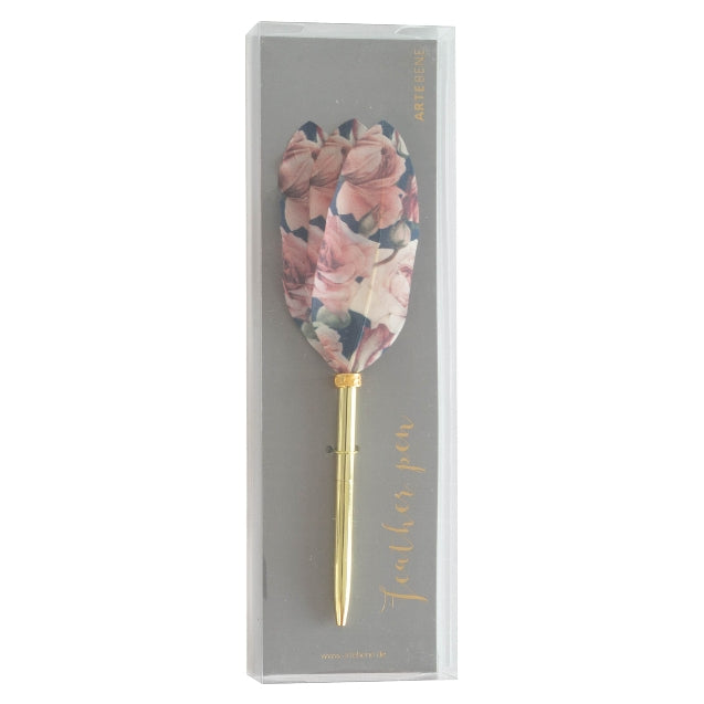 Writing Instrument (FEATHER PEN) - Rose (Petal Style Feather)