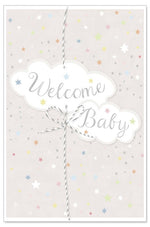 Greeting Card (Baby) - 3D Welcome Baby Clouds