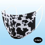Face Mask - Cow (Adult) - 2 PACK