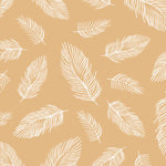 Lunch Napkin - Feathers Pattern GOLD