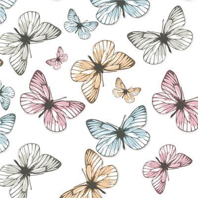 Lunch Napkin - Light Butterflies