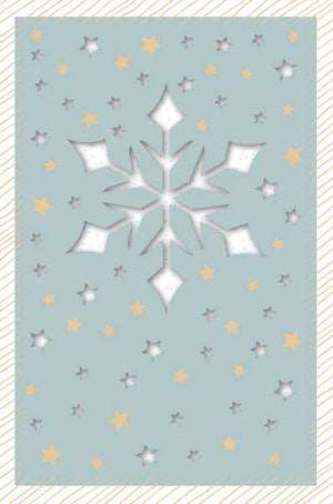 Greeting Card (Christmas) - Snowflake  (Laser Cut)
