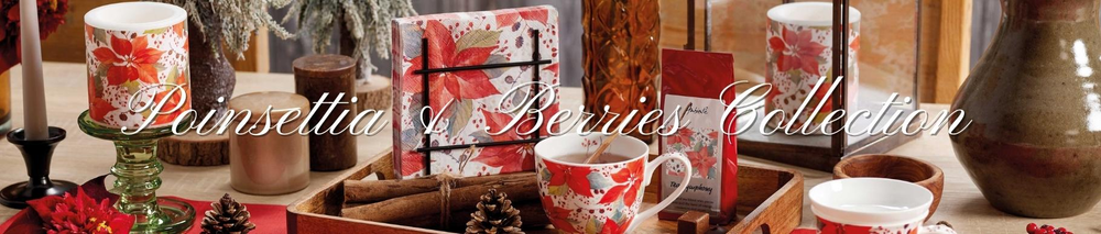 Poinsettia & Berries Collection