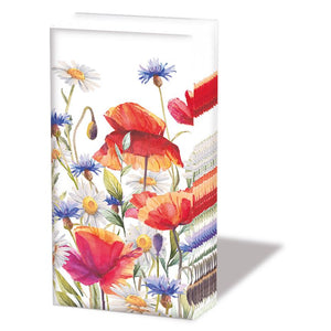Pocket Tissue - Poppies And Cornflowers