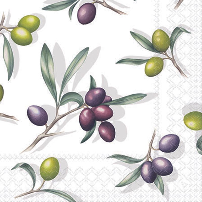 Cocktail Napkin - Delicious Olives