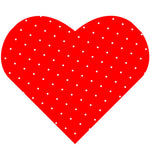 Lunch Napkin - Heart RED (DIE-CUT Airlaid)