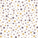 Lunch Napkin - Assorted Stars Pattern on WHITE