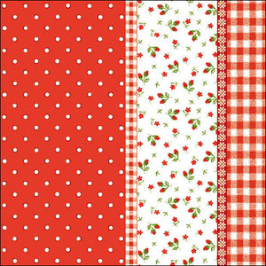 Lunch Napkin - Lilly RED