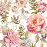 Lunch Napkin - Peonies Composition CREAM