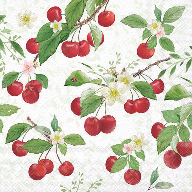 Lunch Napkin - Fresh Cherries