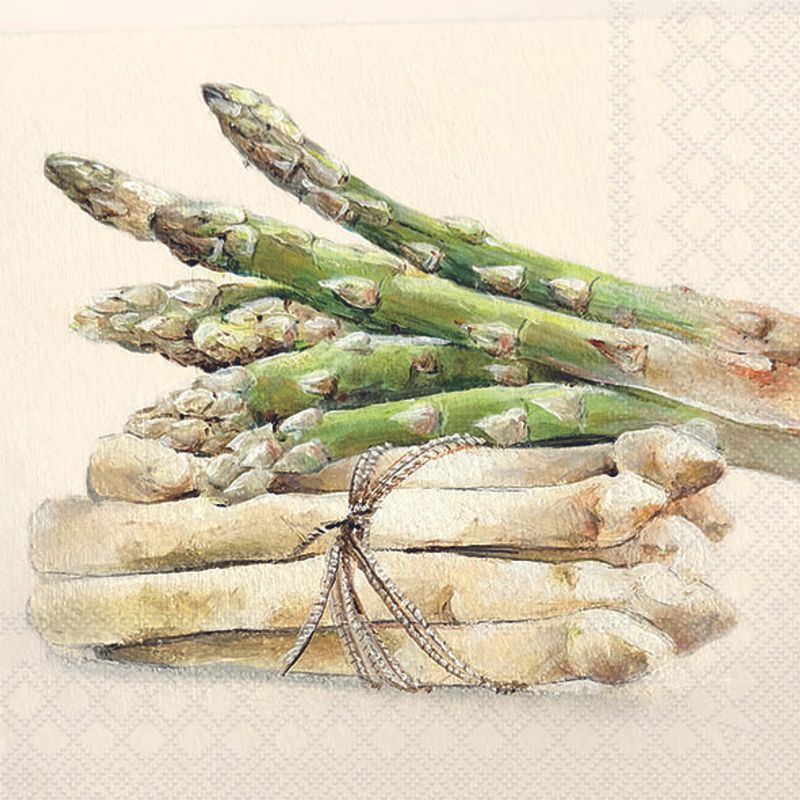 Lunch Napkin - Tasty Asparagus