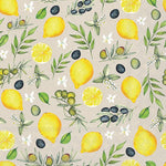 Lunch Napkin - Olives And Lemon
