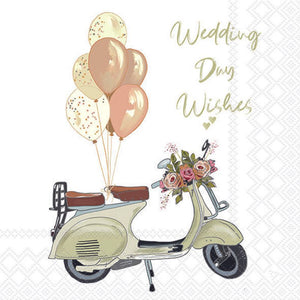 Lunch Napkin - Wedding Day Wishes