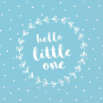 Lunch Napkin - Hello Little One BLUE
