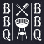 Lunch Napkin - Bbq Tools BLACK