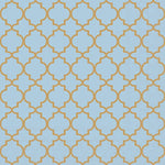 Lunch Napkin - Ogee GOLD/BLUE