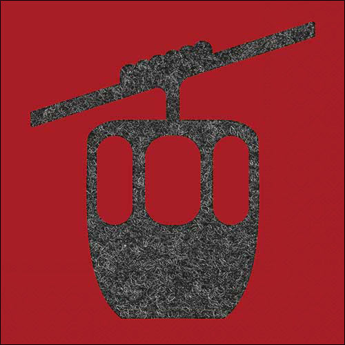 Lunch Napkin - Gondola RED