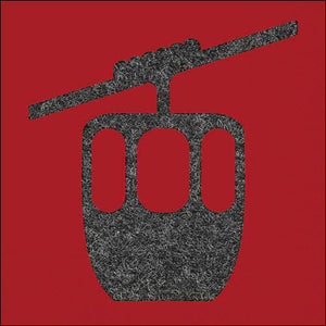 Lunch Napkin - Gondola RED