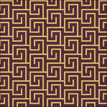 Lunch Napkin - Greek Key Bordeaux/GOLD