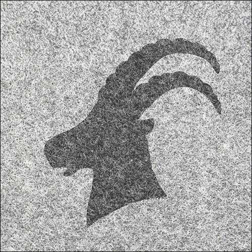 Lunch Napkin - Capricorn Silhouette