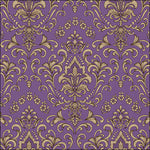 Lunch Napkin - Baroque Ornament PURPLE