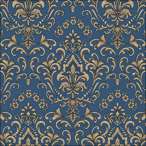 Lunch Napkin - Baroque Ornament BLUE