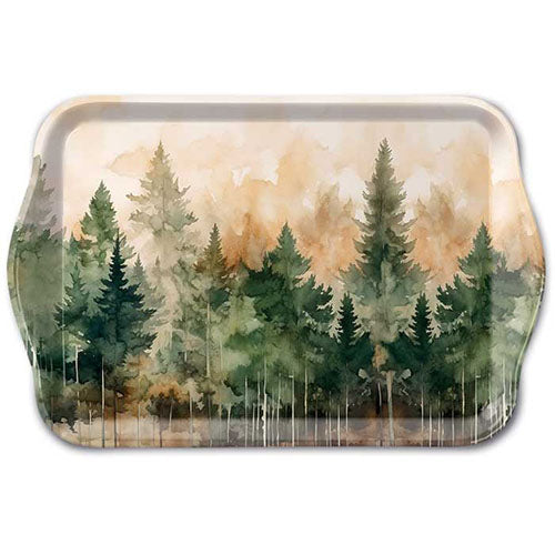 TRAY - Evergreen Trees (13 x 21cm)