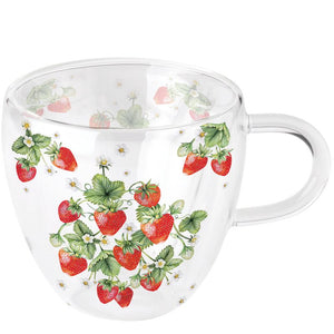 MUG (Double Wall) - Bunch Of Strawberries (200 mL)