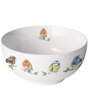 BOWL - Bird Species WHITE (14 cm)