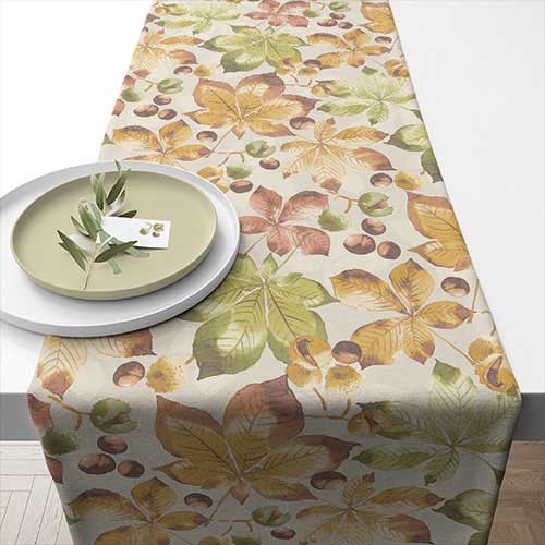 TABLE RUNNER (Cotton) - Castanea