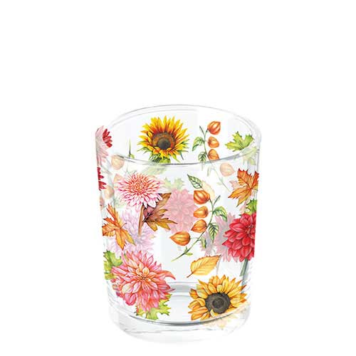 Candle Holder (Tea Light) - Tea Light Holder Autumn Blooming