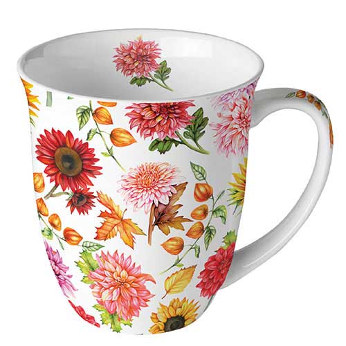 MUG (Fine Bone China) - Autumn Blooming (400 m